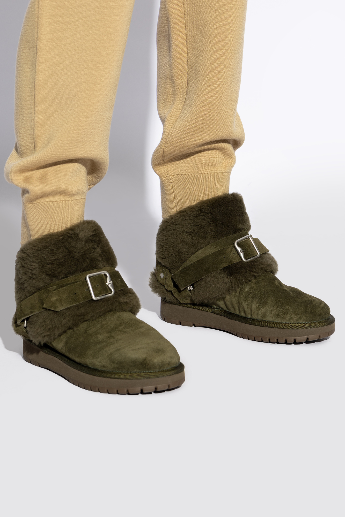 Green Chubby Snow Boots Burberry Vitkac France